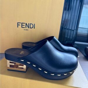 Fendi Baguette Clogs